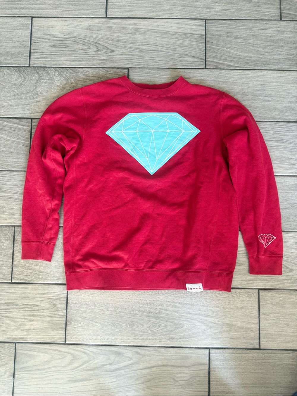 Diamond Supply Co. OG Diamond Logo Crewneck Sweatshirt – Size XL